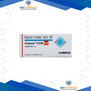 Concor Cor 2.5mg Tablet 10'S